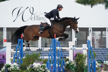 Ben Maher wins $37,000 Adequan® WEF Challenge Cup Round 10 CSI3* for the Win Aboard Ginger-Blue